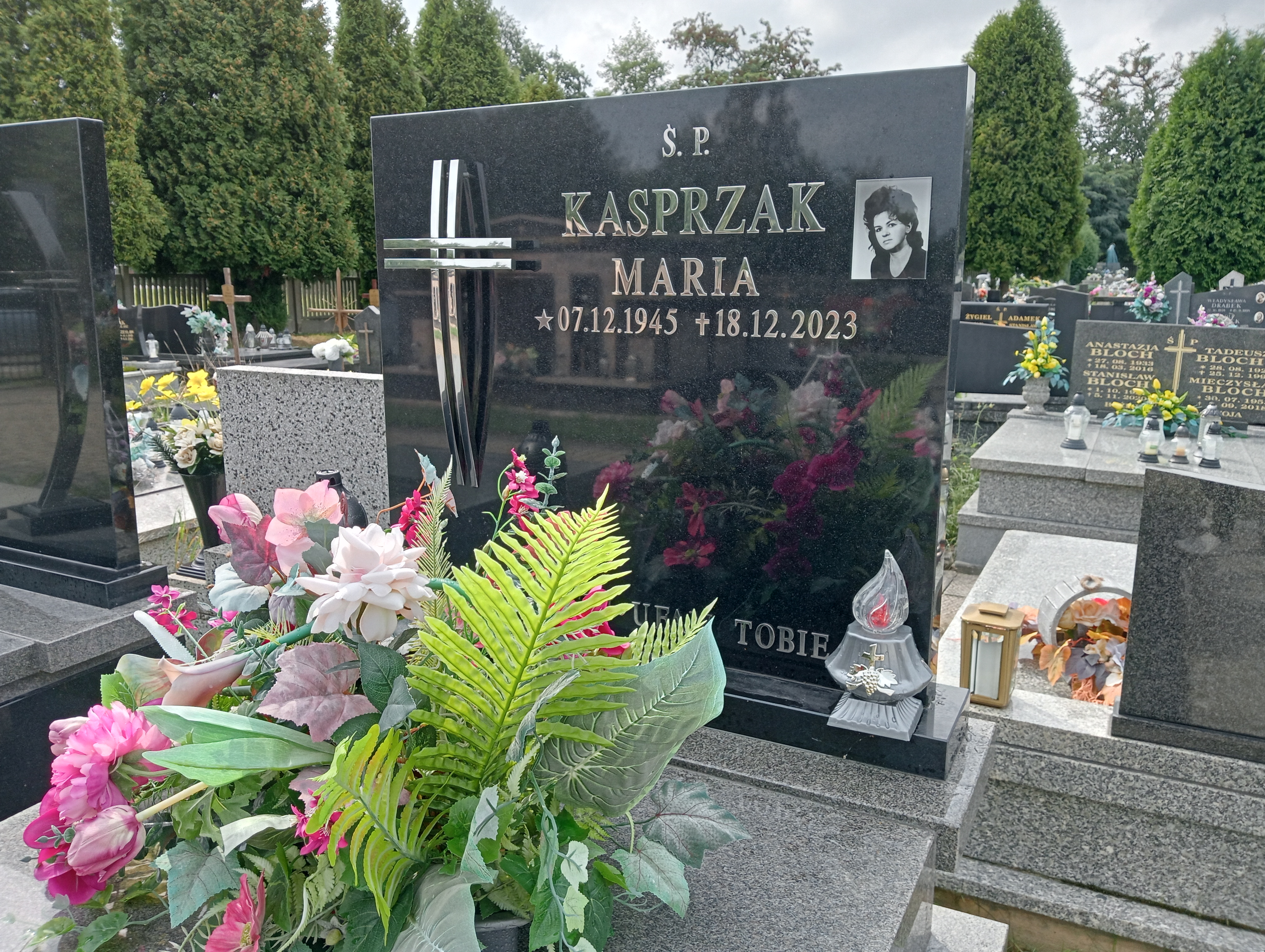 Maria Kasprzak 1945 Kęty - Grobonet - Wyszukiwarka osób pochowanych