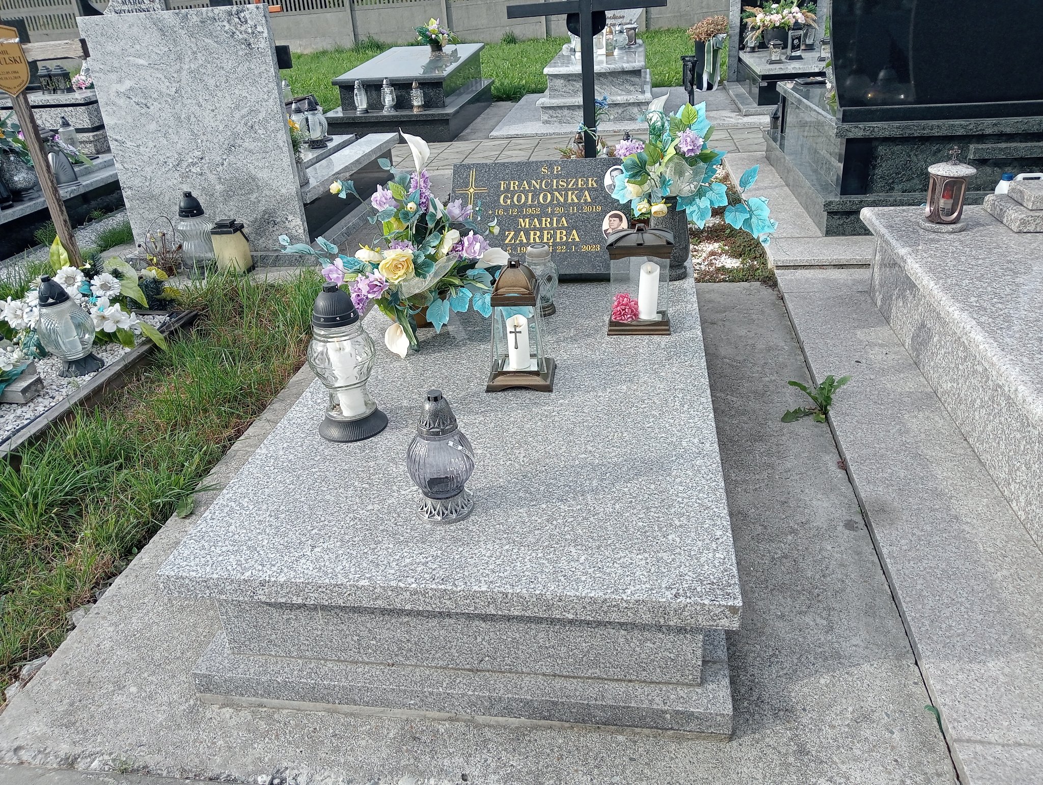 Grób Franciszek Golonka